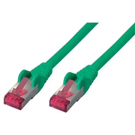 [626-05GN] CAT6a Patchkabel 10 GBit/s 500MHz halogenfrei GHMT zertifiziert grün